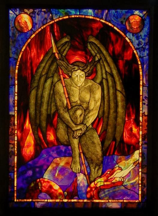 Window of the Week: Demon and Serpent