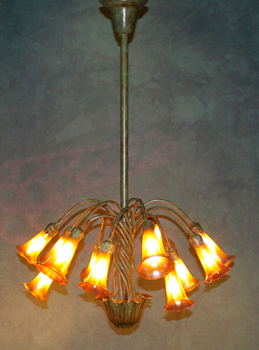 12 Light Lily Chandelier