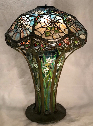 Cobweb Mosaic Lamp - 20" Shade