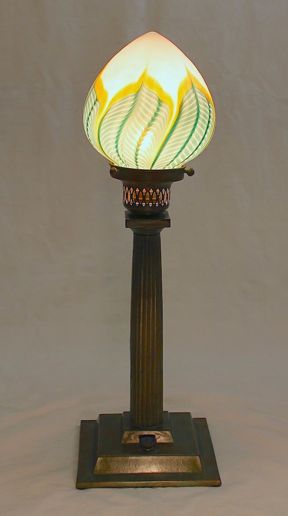 Doric Column Torchiere Lamp